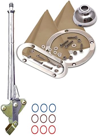 American Shifter 352206 TH400 Shifter 8" E Brake Cable Clamp Clevis Trim Kit Dipstick for CA4EB