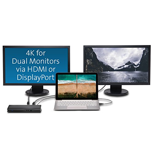 Kensington SD4500 USB-C Docking Station for 2015/2016 MacBook Retina 12', Dell XPS 13' 9350/XPS 15' 9550, Dell Precision 5510 (K38230WW)