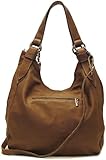 Siena Leather Hobo Shoulder Bag, Large