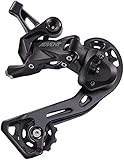 microSHIFT Advent Rear Derailleur - 9 Speed, Medium Cage, Black, with Clutch