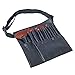Pro Makeup Artist Cosmetics Tool Apron, Brush Belt Accessory Organizer, Black