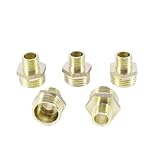 5PCS 1/4"PT x 1/2"PT M/M Thread Pneumatic Air Hose