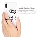 Funermei White Cat Case for iPhone Xs Max 6.5