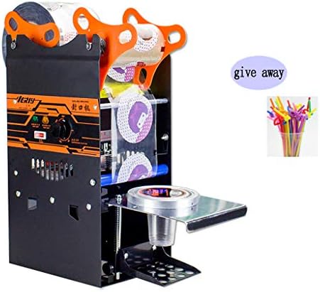 Sealer 270W Automatic Bubble Tea Cup Sealing Sealing Machine Cup 300-500 Cups/hr For Coffee/Milk Tea Cup Smoothies