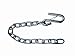 Fulton Safety Chains Safety Chain, Grade 30, 1/4 x 24-Inch with 7/16-Inch Wire Safety Latch primary