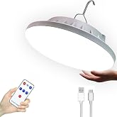 [120 LED 4500mah] Solar Camping Tent Lights Rechargeable Lanterns | Portable Lamp 5 Mode USB Remote Control Hanging Waterproof Home Indoor Outdoor Emergency Courtyard 1 Pack High Brightness