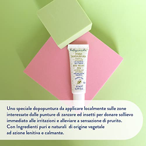 Babycoccole 2-Piece AFTER Bite Mosquito and Insect Pen Kit for Children. Fast Action, Soothing and Refreshing. With Natural Ingredients. Dermatologically Tested for Sensitive Skin – 2 x 10 ml