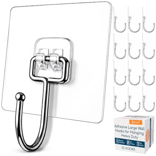 Adhesive Large Wall Hooks