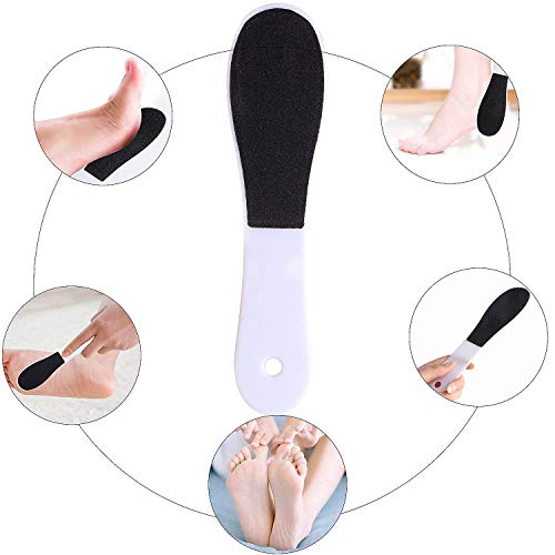 Somaer Pedicure Foot File, Double-Sided Colossal Foot Rasp and Callus Remover Best Foot Care Pedicure Plastic Surface Tool to Remove Hard Skin(Pack of 5)