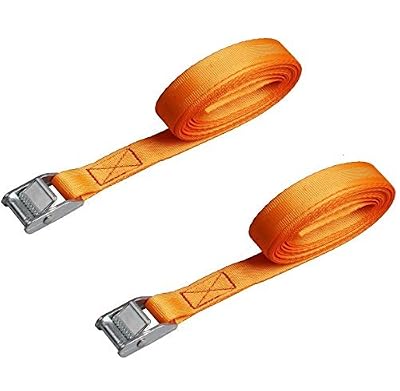 Lashing Straps 1 in x 12 ft 330LB Working Load - 2 pieces, Great for securing load for boat, kayak, lumber, appliance and more
