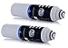 K&J Replacement Samsung Compatible Refrigerator Water Filter for DA2900020B, RF263BEAESR, and RF28HMEDBSR - Samsung HAF-CIN/EXP and 46-9101 Refrigerator Water Filter, NSF 42 Certified (2-Pack)