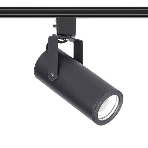 WAC Lighting H-2020-940-BK LED2020 Silo X20 Beamshift Head H Track Fixture, Black