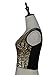 Anna-Kaci Womens Sparkle Stripe Front Sequin Slim Fit Cropped Vest Tank Tops,