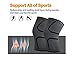 Laifugo CS-15 Knee Compression Sleeves (1 Pair) - Crossfit Knee Brace, Knee Support and Pain Relief in Weight Lifting, Knee Sleeves for Both Men & Women (L, Black)