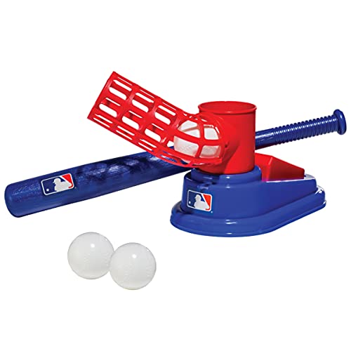 Franklin Sports Kids Baseball Pitching Machine Pop A Pitch Baseball