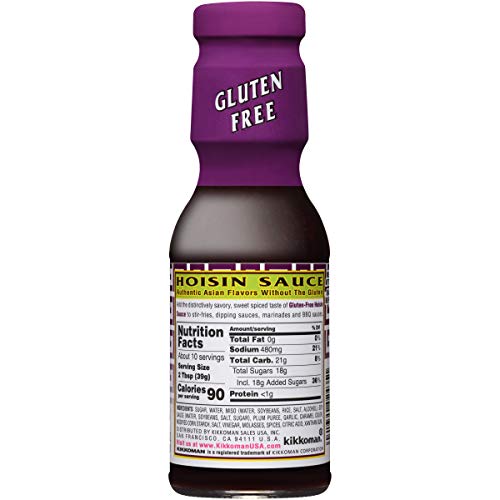 KIKKOMAN GLUTEN FREE HOISIN SAUCE, 13.2 OUNCE