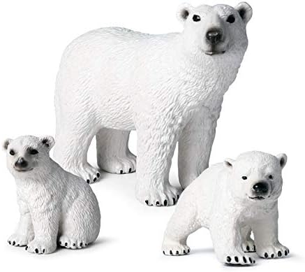 plastic polar bear figurines