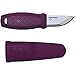 Morakniv Aubergine Eldris Pocket-Sized Knife with Sandvik Stainless Steel Blade & Plastic Sheath, 2.2
