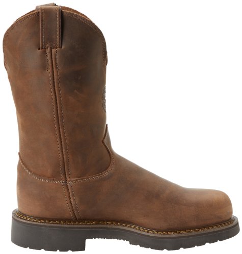 Justin Original Work Men's J-max Steel Toe Pull On, Rugged Bay Gaucho, 9.5 2E US