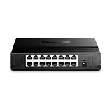 TP-Link 16-Port Fast Ethernet Unmanaged Switch | Plug and Play | Desktop (TL-SF1016D)
