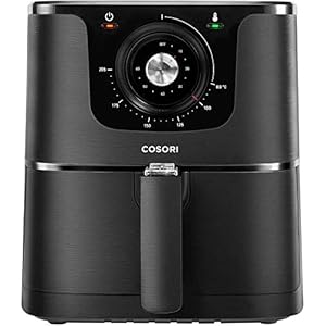COSORI-Air-Fryer-55L-with-30-Recipes-Cookbook-Air-Fryers-for-Home-Use-with-Dual-Knob-Control60-Minute-TimerTemperature-Nonstick-Basket-for-Healthy-Oil-Free-or-Low-Fat-Cooking1700W COSORI Air Fryer 5.5L with 30 Recipes Cookbook , Air Fryers for Home Use with Dual Knob Control,60 Minute Timer…