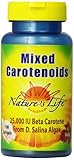 Nature's Life Carotenoids, Natural Mixed, 25,000 IU Softgels, 100 Count