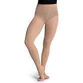 Capezio womens Ultra Soft Self Knit Waistband Stirrup TightTight