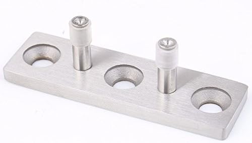LTL Shop Stainless Steel Wooden Barn Sliding Door Floor Guide Hardware w/ Mounting Screws