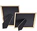Creative Picture Frames [5.5x8.5bk] Professional Black Business License Certificate Frame, Holds 5.5x8.5-inch Media, Self-Standing with Wall Hanger