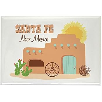 CafePress SANTA FE New Mesico Magnets Rectangle Magnet, 2