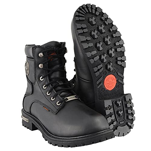 Milwaukee Leather MBM9096WP Men's Black Leather
