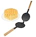 ALDKitchen Bubble Waffle Maker | Replaceable 180 Degree Rotating Egg Waffle Maker Mold | Nonstick Coating