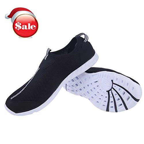 Eyeones men s lightweight quick drying mesh aqua slip-o…