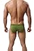 YuKaiChen Men's Briefs Seamless Underwear Low Rise Bikini Bulge Enhancing Army Green Medium