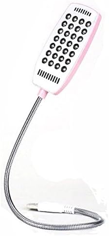 new Flexible 28 LED USB Mini Light Computer Lamp with switch for Laptop PC Desk Reading (Pink)