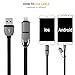 USB Car Charger for iPhone 5, Willor 3.4A Rapid Cell Phone Car Chargers + 2in1 3ft 8-pin Micro to USB Lightning Cable for iPhone 6s 6 plus 5s 5, iPad Air Pro, Samsung Galaxy, Other Smart Devices