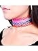 Mudder 12 Pieces Tattoo Choker Necklace Stretch Gothic Tattoo Henna Elastic Choker Necklace Set (Multicolor)