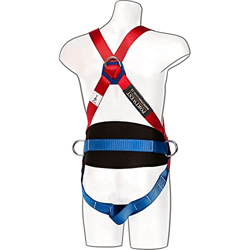 Portwest Portwest 2 Point Comfort Harness, Size: One Size, Colour: Red, FP14RER