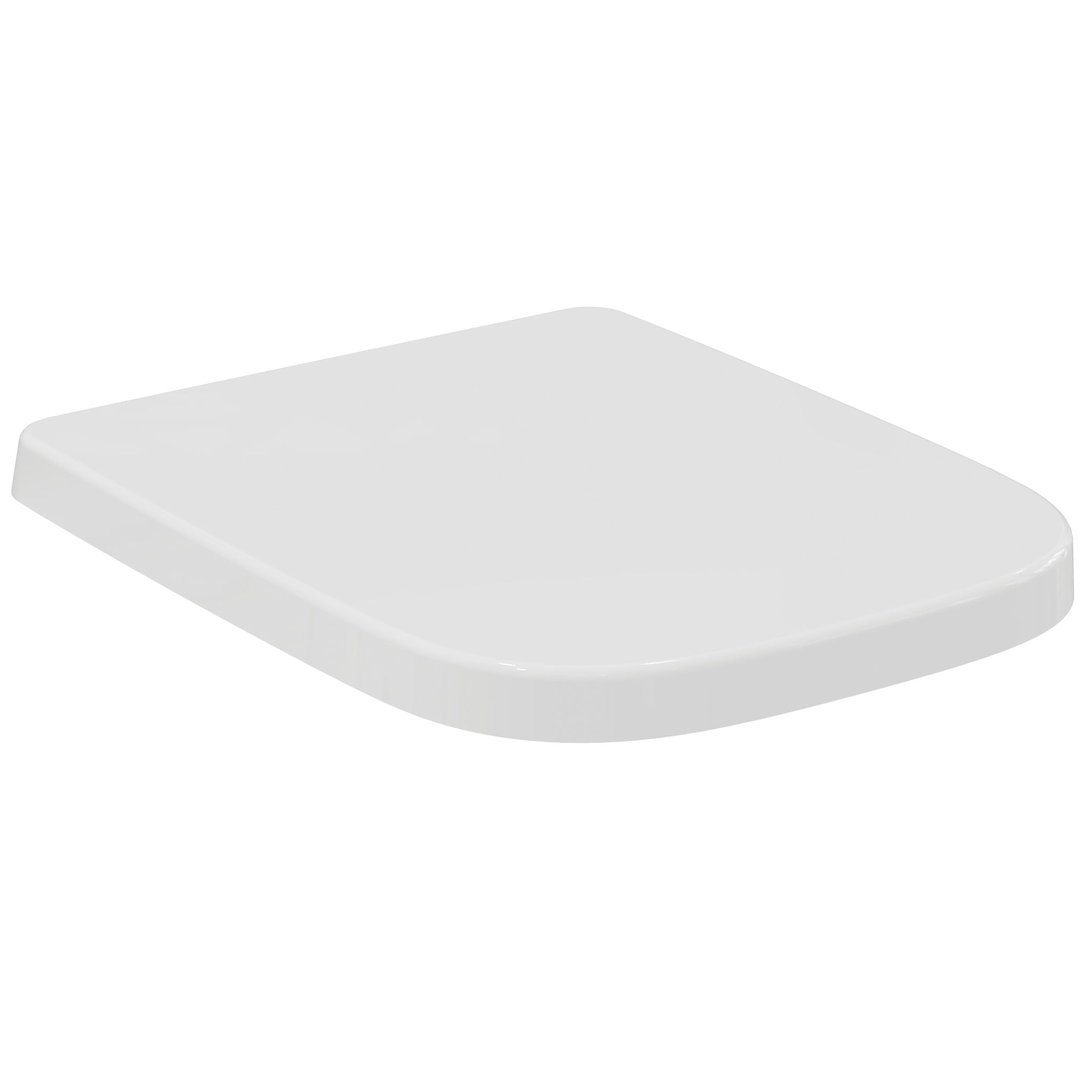 Ideal Standard i.Life B Toilet seat and Cover, Angular Shape, Durable Wrapover seat with Quick-Release Function for Easy Cleaning, Scratch-Resistant duroplast – White (360x450x45 mm) — image 1