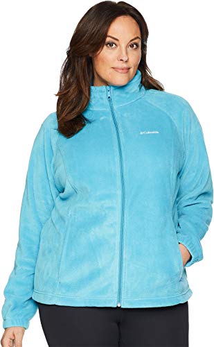 Columbia Women's Plus Size Benton Springs Full Zip, Beta, 2X