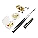 Lixada Pen Fishing Rod Reel Combo Set Telescopic Pocket Fishing Rod Pole + Reel Aluminum Alloy Fishing Line Soft Lures