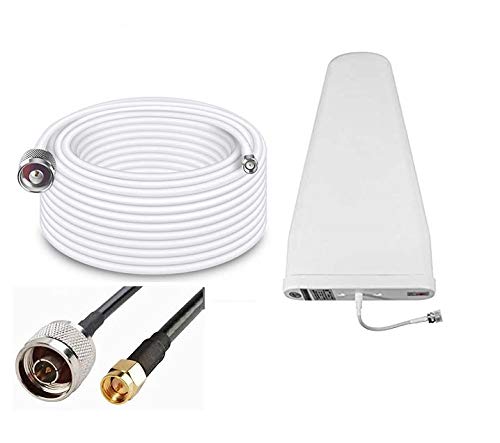 TEG | 2G 3G 4G Antenna | Compatible with Mobile Signal Booster, POS, Fixed Landline Phone, Dongle, Router Signal| Mobile Signal (LPDA with 15 Meter Wi