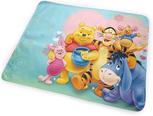 CFECUP Baby Changing Pad Winnie Pooh Friends Soft and Absorbent Urine Pads 25.5”x31.5”