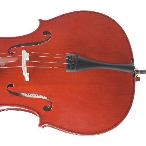 Cecilio CCO-100 Student Cello with Soft Case, Stand, Bow, Rosin, Bridge and Extra Set of Strings, Size 4/4 (Full Size)