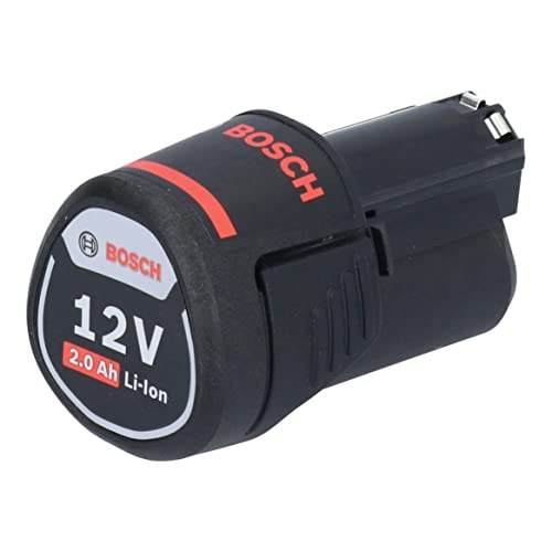 Bosch Professional 12V System Akku GBA 12V 2.0Ah (im Karton), Schwarz