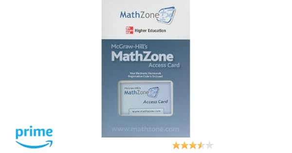 Mathzone For Developmental Mathematics Access Card Mcgraw - 