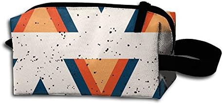 Unisex Design Retro Arrowhead Pattern Portable Make-up Receive Bag Hand Cosmetic Bag Makeup Bag Sewing Kit Medicine Bag For Home