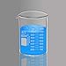 Glass Beakers 1000ml Borosilicate Graduated Measuring Low Form Beaker