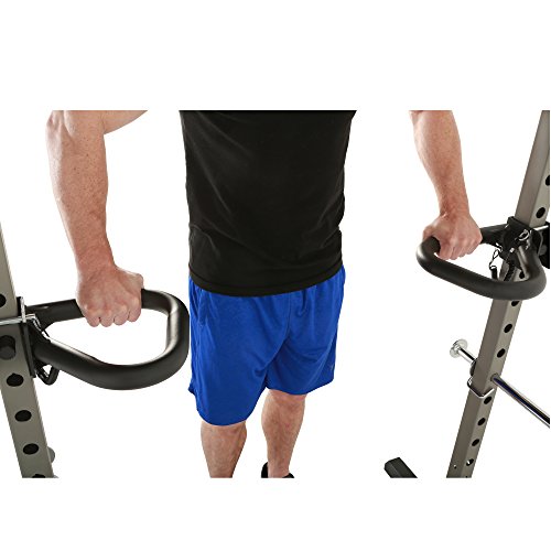 Fitness Reality Multi Grip Set of 2, Dip Bar Attachments for 2" x 2