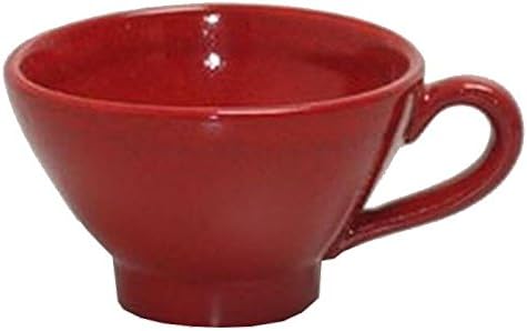 6 bolées Cider with Handle, Red